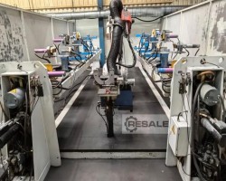 Maschine: ABB Cloos GLC 503 Quinto Stationen Schweißroboterzelle