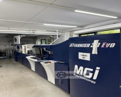 Maschine: MGI Jetvarnish 3D Evo 75 Veredelungsmaschine