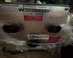Maschine: WOODWARD EGB58 Governor 370-1100 U/min