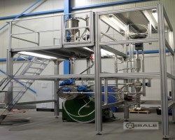 Maschine: ZOZ Simoloyer CM100b / AB100 Kugelmühle