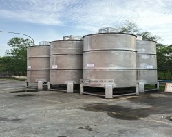 Maschine:   Edelstahl 8MT Lagerbehälter