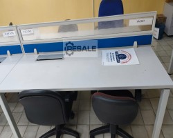 Maschine: OFFICE WORKSTATION TABLE 101 L × 50 W × 81 H Stahltische