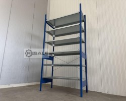 Maschine: META CLIP Abm.: 2.490x640 mm Fachbodenregale Lagerregale Regal Regale