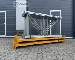 Maschine: META (THYSSEN) MULTIPAL S Länge: 22,37lfm./ 2200x1100mm Palettenregale