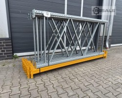 Maschine: META (THYSSEN) MULTIPAL S Länge: 11,40lfm./ 2500x1100mm Palettenregale