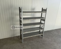 Maschine: DEXION HI280 Länge: 1,38 lfm. / 5 Ebenen Fachbodenregale Lagerregale Regal Regale