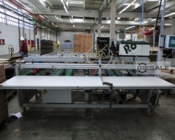 Maschine: LUNEX Modell M Teilautomatische 8 Fach Karton Leim Auftrag Anlage