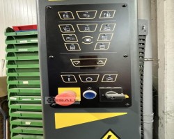 Maschine: SIAT Drehtellerstretch BV-O Paletten - Drehtellerwickelmaschine mit Rampe