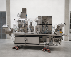 Maschine: HARRO HöFLIGER BRT II 120 L 4-Rand-Siegelbeutelmaschinen