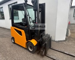 Maschine: JUNGHEINRICH EFG 430k 330ZT, Elektrostapler mit Drehgerät, 3to,