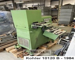 Maschine: KOHLER 10120 B Richtmaschinen
