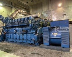 Maschine: MAN BAZAN 8L 40/45  5800 KVA Dieselmotoren