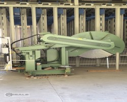 Maschine: HOLTEC DUO 1100 - 600 Kombi-Rundholzkappsäge
