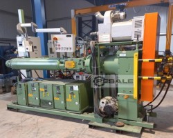Maschine: TRESTER GE 90 x 18 D-Vak Gummiextruder