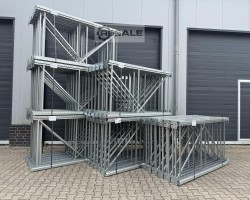 Maschine: META (THYSSEN)  Multipal S 2.200 x 1.100 mm / SR85|20 Palettenregalständer Regalständer Ständer Regal