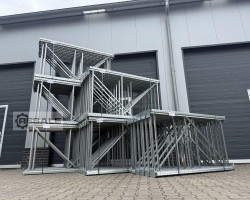 Maschine: META (THYSSEN)  Multipal S 2.000x1.100 mm /SR85|20 Palettenregalständer Regalständer Ständer Regal