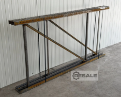 Maschine: SSI SCHäFER PR350 2.200 x 1.050 mm / U80x50x4mm Palettenregalständer Regalständer Palettenregal