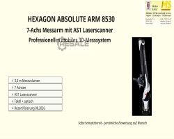 Maschine: HEXAGON Absolute Arm 8530 mit AS1 Messmaschinen