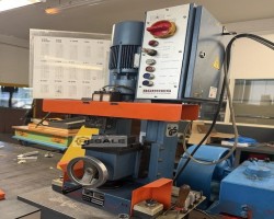 Maschine: BORRIES MARKIER-SYSTEME P Rollprägemaschine für Hydraulikschläuche
