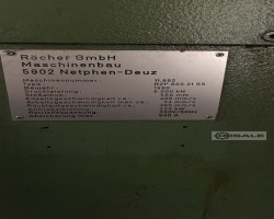 Maschine: RÖCHER RZP 600.21SS Hydraulische Doppelständerpressen