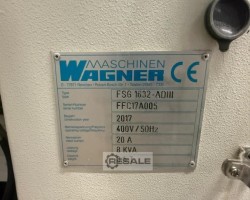 Maschine: WAGNER FSG 1632 A Flächenschleifmaschinen