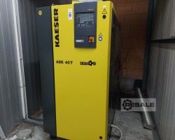Maschine: KAESER ASK 40T Schraubenkompressor + Kältetrockner + Luftkessel