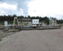 Maschine: JOHANN WINTER Feststoffleistung 150 t/h Schwimmsaugbagger/ Saugbagger/ Kiesbagger