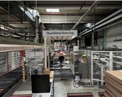 Maschine: MUSTERFIRMA V3 Laminat-Verpackungslinie Verpackungsstraße Packstraße Versandverpackung