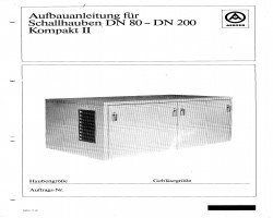 Maschine: AERZEN Schallhauben DN80-DN200 Schallhauben DN80 - DN200 Aerzen