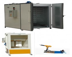 Maschine: SPARK / ROMER Pulverbeschichtungsanlage Mini Pulverbeschichtungsanlagen