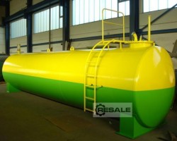 Maschine:   doppelwandiger Stahltank - Lagertank