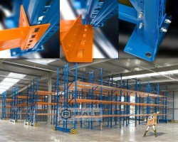 Maschine: TOTAL-REGAL  Palettenregale 7 Rahmen 24 Traversen