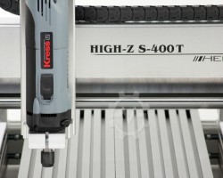 Maschine: CNC-STEP High-Z S-400/T Kleiner CNC-Fräser für MS AL CU ST