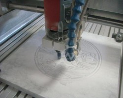 Maschine: CNC-STEP High-Z S-720/T STONE 3D-CNC ROUTER/ MASCHINE ENGRAVER