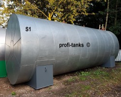 Maschine:  verkleidet mit Zinkblechen isoliert S1 Stahltank 40.000 L isoliert mit Heizspirale