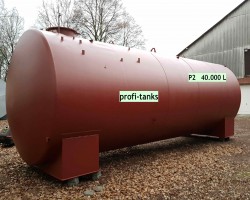 Maschine:  40000 L Rapsoeltank Regenauffangtank
