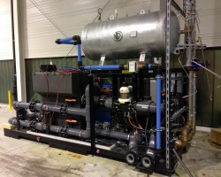 Maschine: LEYBOLD OPTICS 1 Prozess - Wärmetauscher Kaltwassersatz Chiller