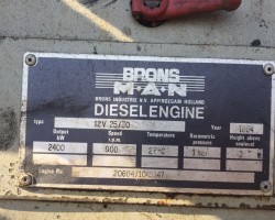 Maschine: MAN BRONS 12V 25/30 DIESEL ENGINE