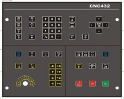 Maschine:  Philips 432/9 Tastatur Maho 432/9 Bedienpult