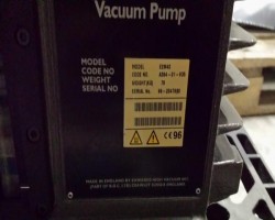 Maschine: EDWARDS E2M40 Zweistufige Vakuumpumpe